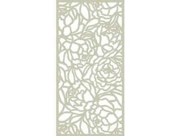 Veiling - 3x Composiet terrasscherm Bloom 180x90 cm, Nieuw