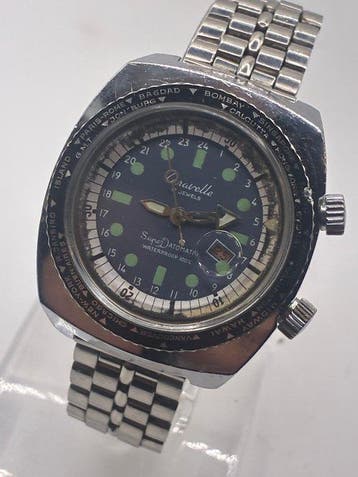 Caravelle - DIVER -GMT - Zonder minimumprijs - Heren -, Nieuw