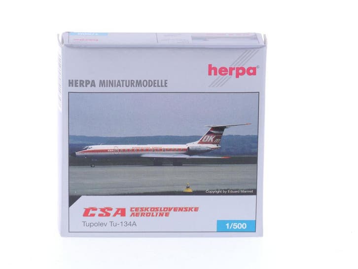 Schaal 1:500 Herpa 514347 CSA - Ceskoslovenske Aerolinie..., Hobby & Loisirs créatifs, Modélisme | Avions & Hélicoptères, Enlèvement ou Envoi