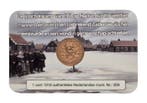 Nederland. Wilhelmina. 1916 Coincard De IJsschotsramp. De