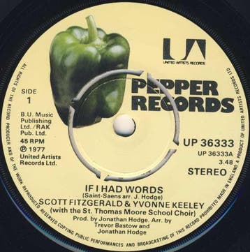 Scott Fitzgerald &amp; Yvonne Keeley - If I Had Words, Verzenden