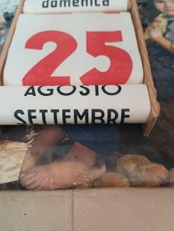 Calendrier perpétuel - Italie - Perpétuel, Antiquités & Art
