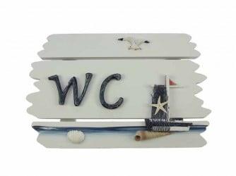 WC Bordje Serie Seaside Maritiem 23x14 cm, Hobby & Loisirs créatifs, Bricolage