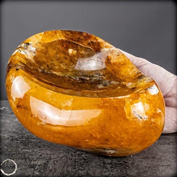 Zeldzame natuurlijke Golden Healer kwarts schaal –
