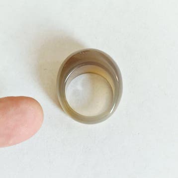 Oud-Birmaans agaat Oeroude Ring - 31 mm