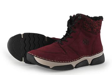 Rieker Snowboots in maat 42 Rood, Verzenden, Snowboots, Zo goed als nieuw, Rood