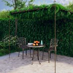 vidaXL Tuinpergola 4x3x2,5 m ijzer antiekbruin, Verzenden