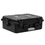 vidaXL Flightcase draagbaar 52x40x19 cm PP zwart, Verzenden
