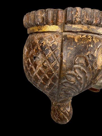 Een Portugese koloniale Barokke wandsteun uit Goa - India -, Antiek en Kunst