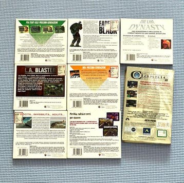 C.T.O. - Collezione 8 videogiochi anni ‘90 - Videogame, Games en Spelcomputers, Nieuw