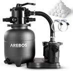 Zandfilterpomp - Zandfilter voor zwembad - 9500L/u - Zwart -, Verzenden, Nieuw