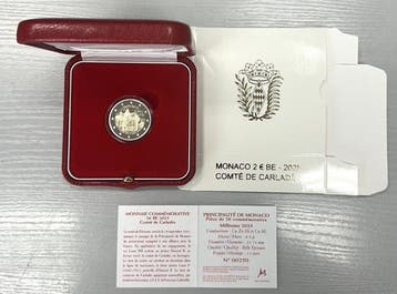 Monaco. 2 Euro 2025 Comté de Carladès Proof