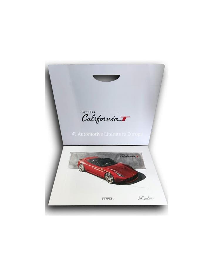 2014 FERRARI CALIFORNIA T LITHOGRAFIE, Livres, Autos | Brochures & Magazines