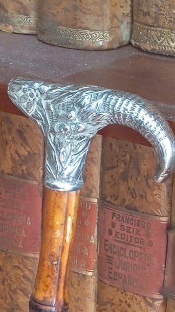 Canne de marche - Argent 925
