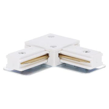 1-Fase Rails - L-vorm Connector - Wit, Verzenden, Nieuw