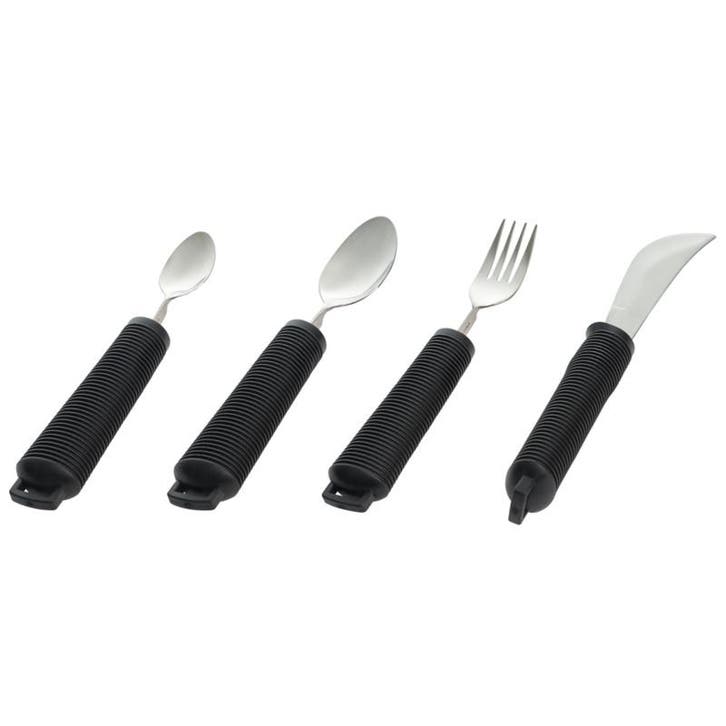 Aangepast bestek 4-delig verdikt, buigzaam, extra grip. ZWAR, Diversen, Verpleegmiddelen, Ophalen of Verzenden