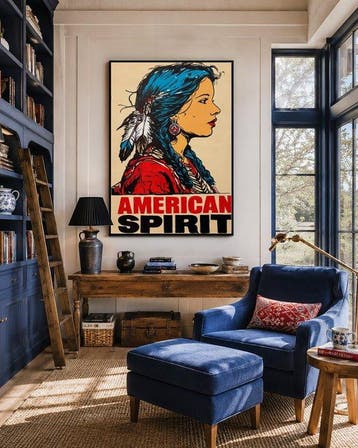 Flavia Delgado - AMERICAN SPIRIT XL, Antiek en Kunst