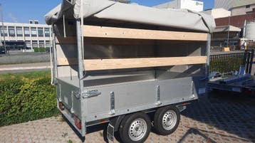 Veiling: Bakaanhangwagen BW 2.50x1.50x1.50m 750kg, Auto diversen, Aanhangers en Bagagewagens, Ophalen, Nieuw