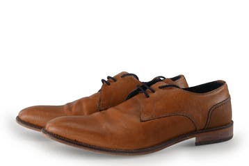 Manfield Veterschoenen in maat 42 Cognac, Kleding | Heren, Schoenen, Manfield, Overige kleuren, Verzenden, Zo goed als nieuw