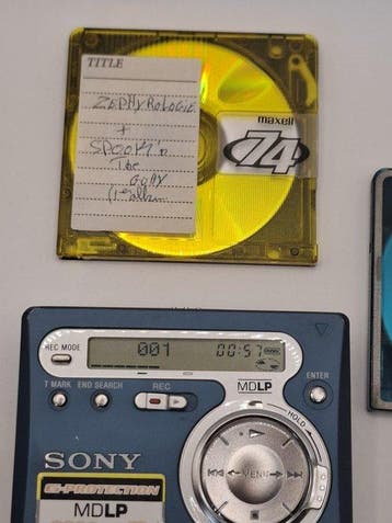 Sony - MZ-R700 Draagbare minidisc speler-recorder, Nieuw