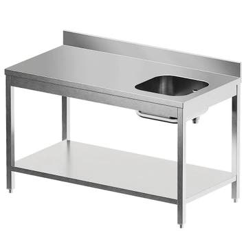 Cheftafel | STANDARD LINE EVO | RVS | Spoelbak (Rechts) |, Verzenden, Nieuw in verpakking