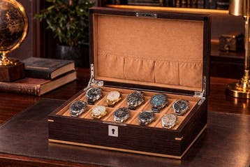 Prestige - Boîte à bijoux - Boîte à montres en bois plaqué