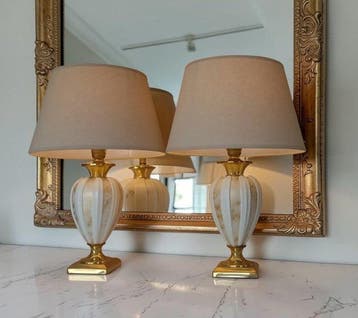 Le Dauphin - Lampe (2) - Modèle Sult - Fabriquée en France -, Antiquités & Art