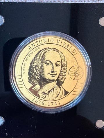 Tsjaad. 3000 Francs CFA 2023 Vivaldi, 1/200 Oz (.999)