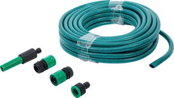 Tuinslang PVC incl. tuinsproeier en koppelstekker 1/2 15 m, Verzenden, Nieuw
