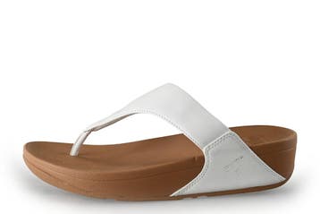 Fitflop Slippers in maat 40 Wit, Kleding | Dames, Slippers, Verzenden, Wit, Zo goed als nieuw