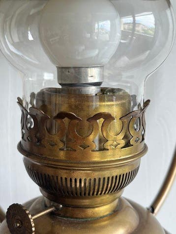 Plafondlamp - Verguld messing