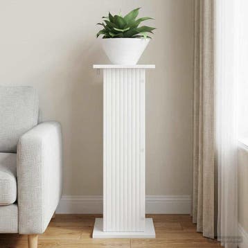 vidaXL Plantenstand Hoogglans Wit 30,5 x 30 x 80,5 cm, Verzenden