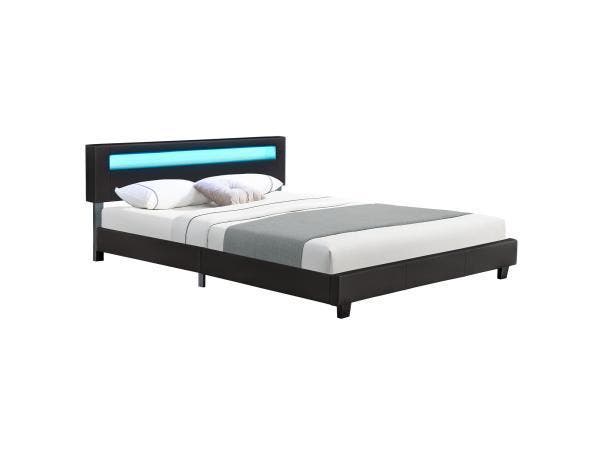 Veiling - Gestoffeerd bed Paris - 160 x 200 cm - Zwart, Huis en Inrichting, Slaapkamer | Bedden, Nieuw