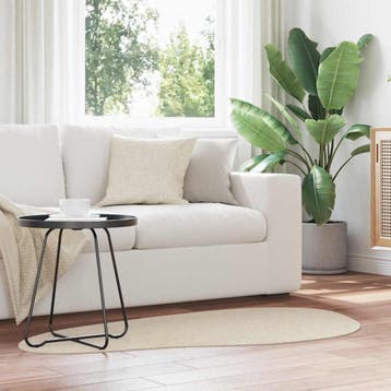 vidaXL Tapijt HUARTE Beige 80 x 150 cm Polyester, Maison & Meubles, Verzenden