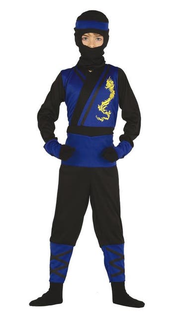 Ninja Pak Jumpsuit Kind Blauw, Verzenden, Nieuw