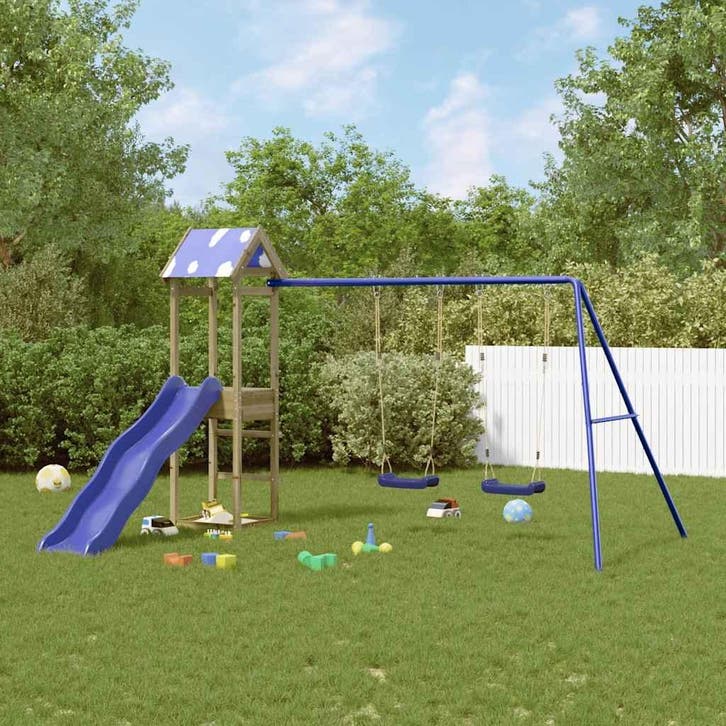 vidaXL Speelhuis geïmpregneerd grenenhout, Enfants & Bébés, Jouets | Extérieur | Aires de jeux, Envoi