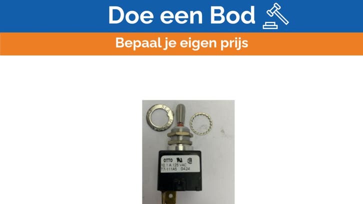 Bieden: OTTO 1721060 Marine Toggle Switch IP68, Sports nautiques & Bateaux, Accessoires navigation, Enlèvement ou Envoi