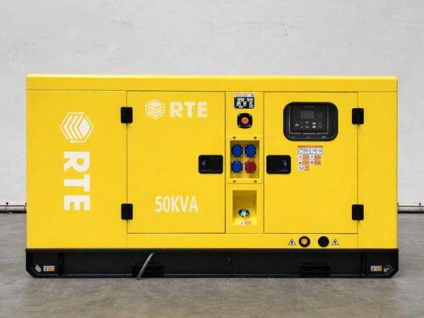 Veiling - RTE noodstroom-aggregaat 50kVa diesel, Articles professionnels, Machines & Construction | Générateurs