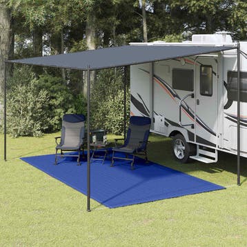 vidaXL Tenttapijt 250x450 cm blauw, Caravans en Kamperen, Verzenden, Nieuw
