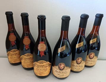 1977 x3 Giovanni Scanavino & 1979 x3 Villa Guelfi - Barolo -