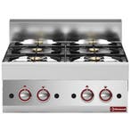Fornuis | ALPHA 650 | Gas | 4 Branders (2x 3.6kW + 2x 5kW), Verzenden, Nieuw in verpakking