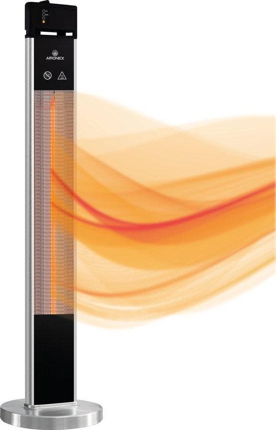 2dekans | Aironex Elektrische Terrasverwarmer – Infrarood –, Caravans en Kamperen, Overige Caravans en Kamperen, Ophalen of Verzenden