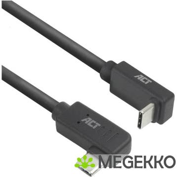 ACT USB 3.0 10Gbps 60W USB Type-C (haaks horizontaal) - USB, Computers en Software, Verzenden, Nieuw