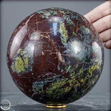 Zeldzame natuurlijke Draakbloedjasper Sphere- 2669.27 g