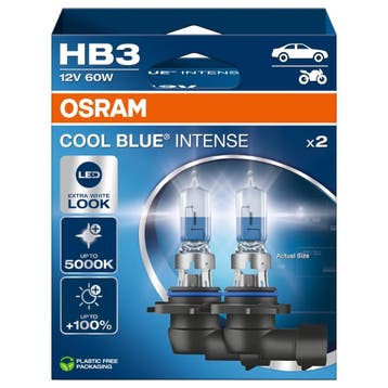 Osram HB3 Cool Blue Intense +100% NextGen 9005CBN Autolampen, Verzenden