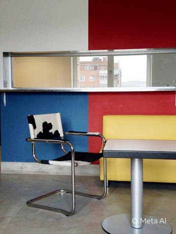 Stoel - Cantileverstoel - Staal, Leder, Chroom, runderhuid, Antiek en Kunst