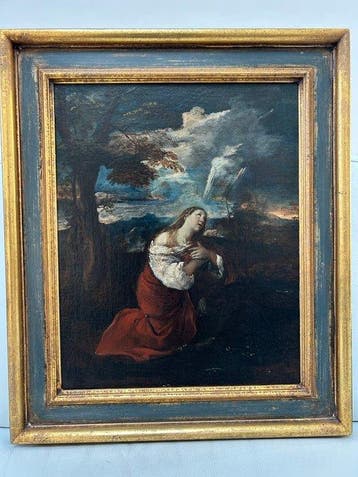 Pier Francesco Mola (1612-1666), Attribué(e) à - Santa Maria, Antiek en Kunst
