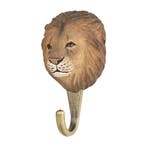 Kapstokhaak hout wandhaak kapstok Wildlife Garden LEEUW, Nieuw