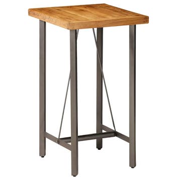 vidaXL Bartafel 60x60x107 cm massief gerecycled teakhout, Huis en Inrichting, Tafels | Eettafels, Verzenden, Nieuw