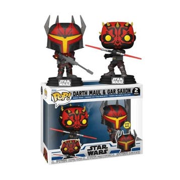 Funko Pop Star Wars    Darth Maul & Gar Saxon intheDark, Verzamelen, Verzenden, Nieuw